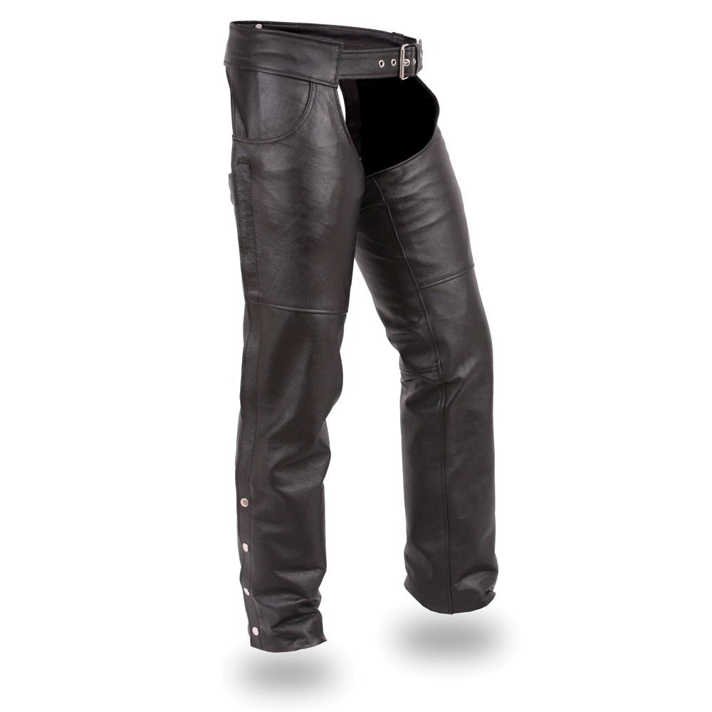 Stampede Chaps Chaps First Manufacturing Company Black XS